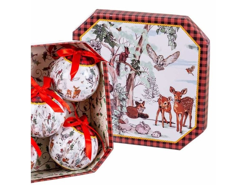 Коледни топки Многоцветен хартия Polyfoam Животни 7,5 x 7,5 x 7,5 cm (5 броя)