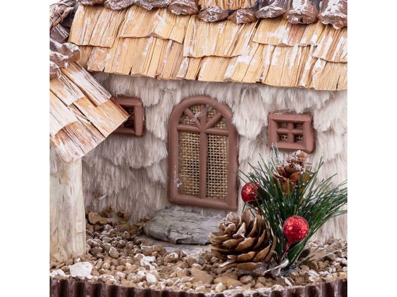 Коледна Украса Многоцветен Polyfoam Къща 26 x 18,5 x 16 cm