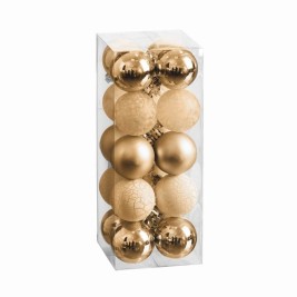 Коледни топки Златен 5 x 5 x 5 cm (20 броя)