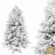 Коледно дърво PVC полиетилен Ананаси Снежен 80 x 80 x 180 cm Коледно дърво PVC полиетилен Ананаси Снежен 80 x 80 x 180 cm