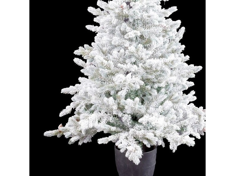 Коледно дърво полиетилен Ананаси Снежен 60 x 60 x 120 cm