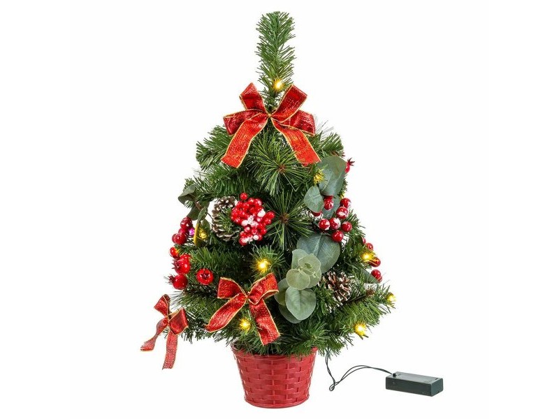 Коледно дърво Многоцветен PVC 25 x 25 x 50 cm