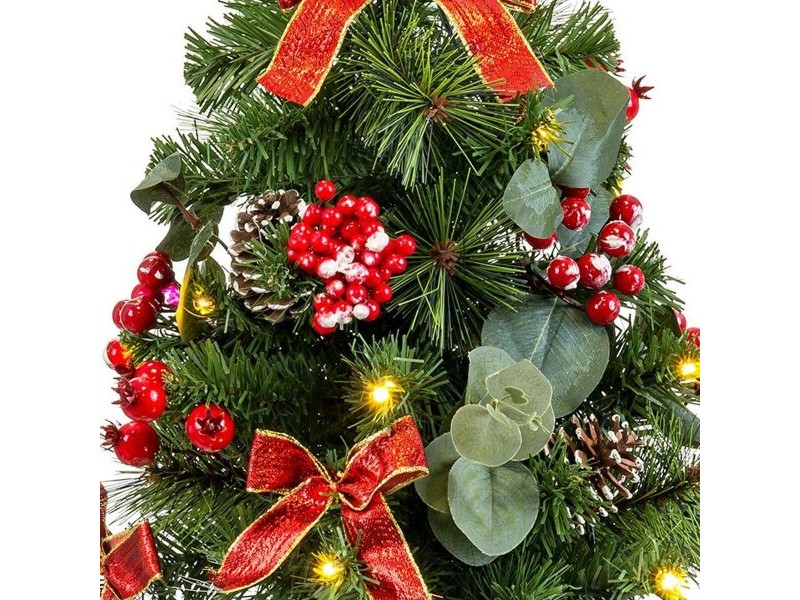 Коледно дърво Многоцветен PVC 25 x 25 x 50 cm