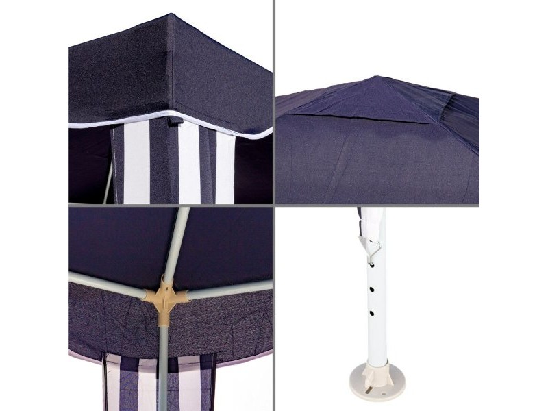 Пергола Gazebo полиестер Стомана 300 x 300 x 245 cm
