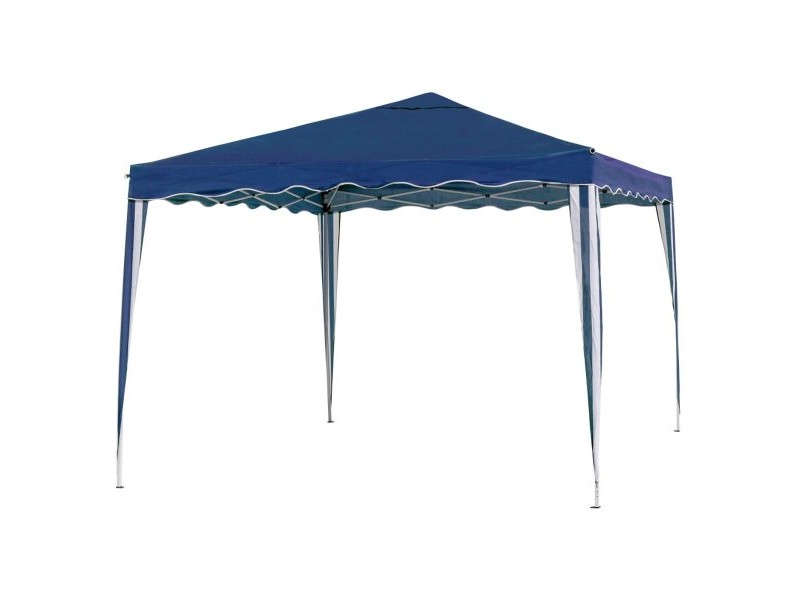 Пергола Gazebo Стомана 300 x 300 x 250 cm Син Пергола Gazebo Стомана 300 x 300 x 250 cm Син