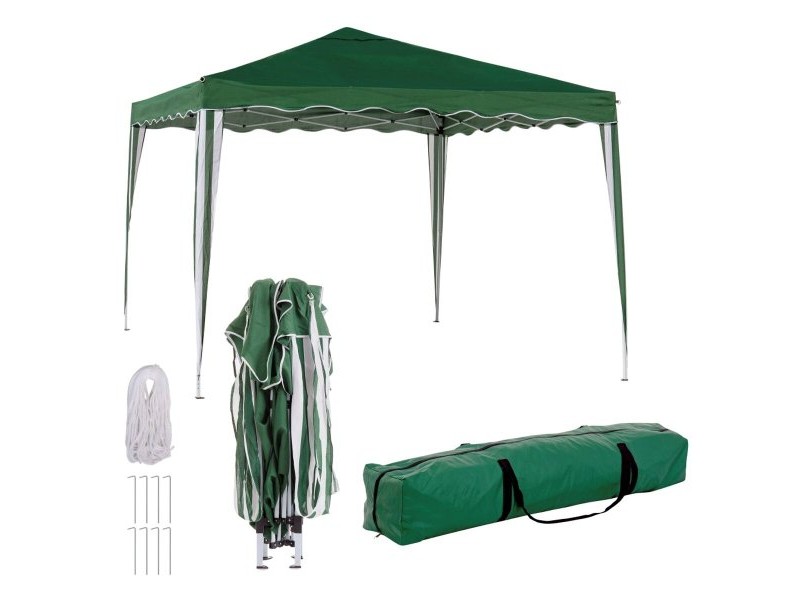 Пергола Gazebo полиестер Стомана 300 x 300 x 250 cm