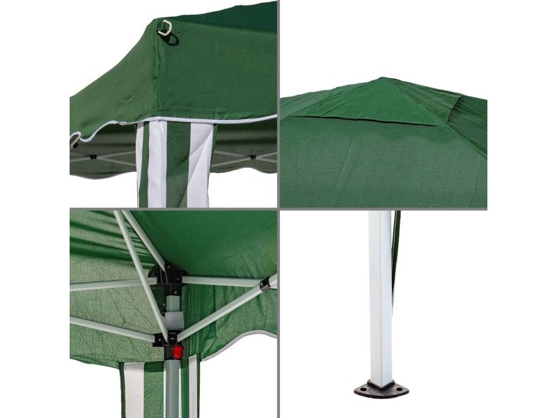 Пергола Gazebo полиестер Стомана 300 x 300 x 250 cm