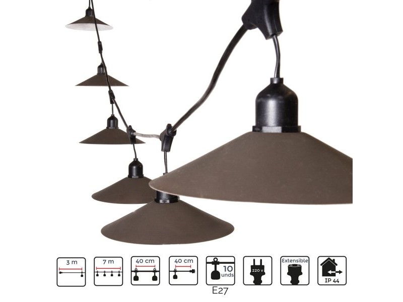 Гирлянда от LED Светлини Chateau E27 23 x 22 x 12 cm Гирлянда от LED Светлини Chateau E27 23 x 22 x 12 cm