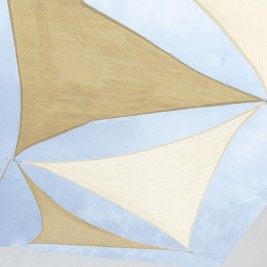 Сянка платна Vela sombreo Бежов 3 x 3 m 300 x 300 x 0,5 cm Тента