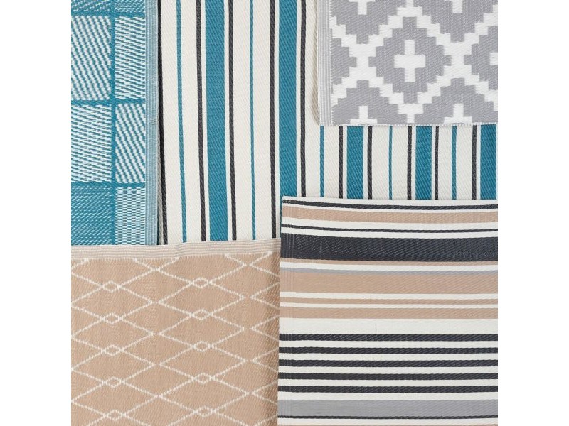 Килим за Открито Chios 160 x 230 x 0,5 cm Бежов полипропилен Килим за Открито Chios 160 x 230 x 0,5 cm Бежов полипропилен