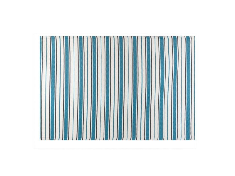 Килим за Открито Milos 160 x 230 x 0,5 cm Син полипропилен