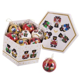 Коледни топки Многоцветен Polyfoam Войник Ø 7,5 cm (14 броя)
