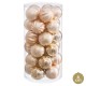 Коледни топки Златен Пластмаса Ø 6 cm (30 броя)