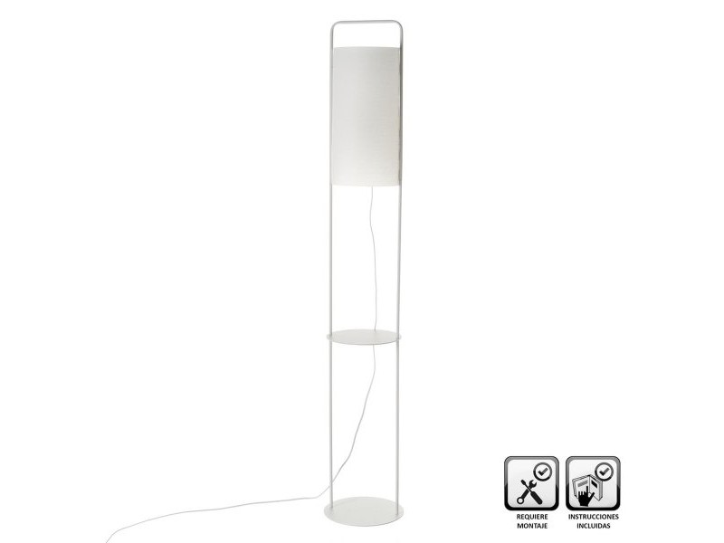 Настолна лампа Бял Метал 60 W 220-240 V 22 x 22 x 150 cm