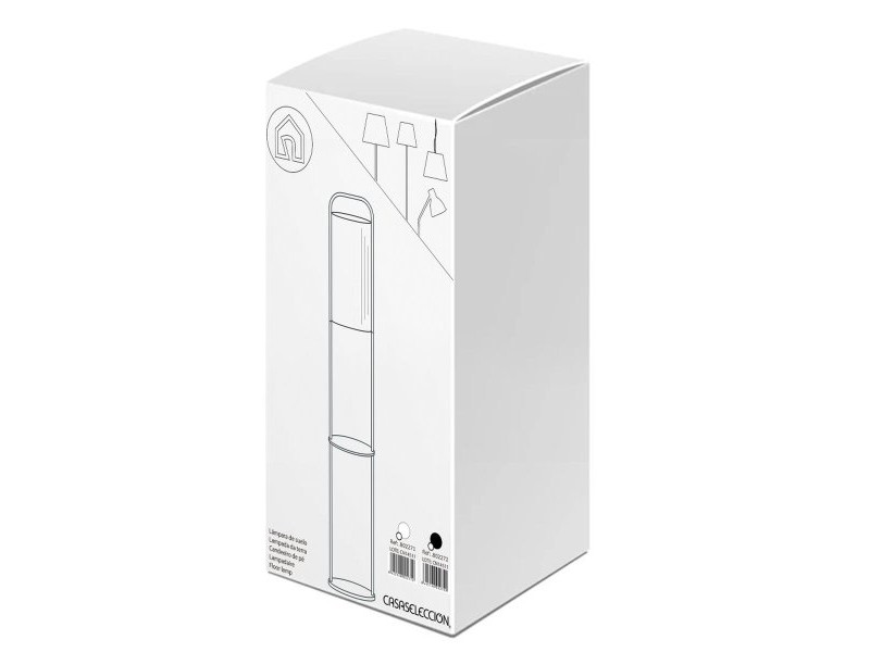 Настолна лампа Черен Метал 60 W 220-240 V 22 x 22 x 150 cm