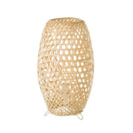 Настолна лампа Естествен Метал Бамбук 40 W 220-240 V 20 x 20 x 35 cm