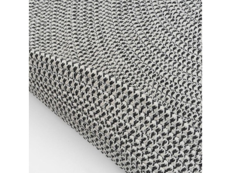Килим Бял Сив 90 x 90 x 0,2 cm