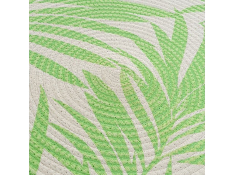 Килим Бял Зелен 90 x 90 x 0,5 cm