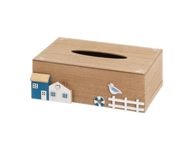 Кутия за кърпички Дървен MDF 25 x 16 x 8,5 cm