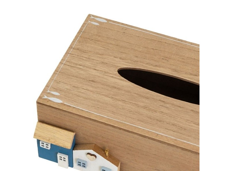 Кутия за кърпички Дървен MDF 25 x 16 x 8,5 cm
