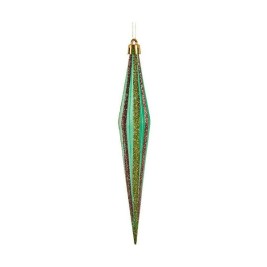 Коледна Украса Krist+ Червен Зелен Златен 3 x 8,5 x 19 cm Разтеглен