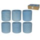 Комплект саксии Gerimport Deco Син Керамика 13,5 x 13,5 x 13,2 cm (6 броя) Комплект саксии Gerimport Deco Син Керамика 13,5 x 13,5 x 13,2 cm (6 броя)
