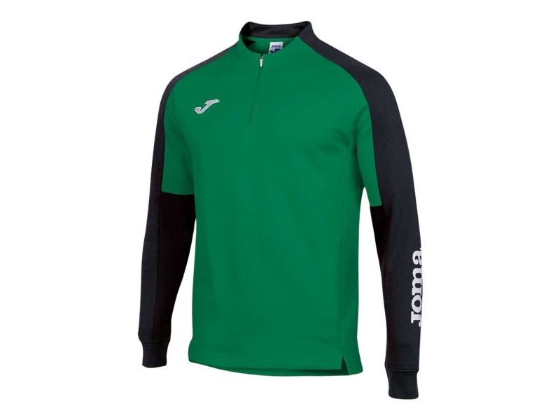 Детски суичър без качулка Joma Sport Championship Черен Зелен 11-12 години