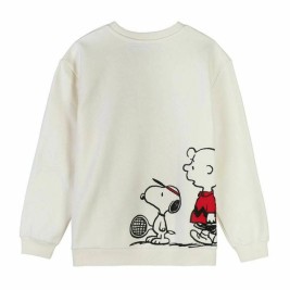 Дамски суичър без качулка Snoopy Бежов S
