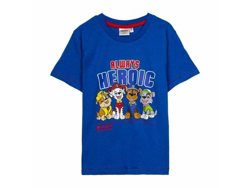 Детски Тениска с къс ръкав The Paw Patrol Тъмно синьо 6 години