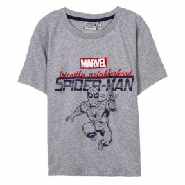 Детски Тениска с къс ръкав Spider-Man Сив 12 години