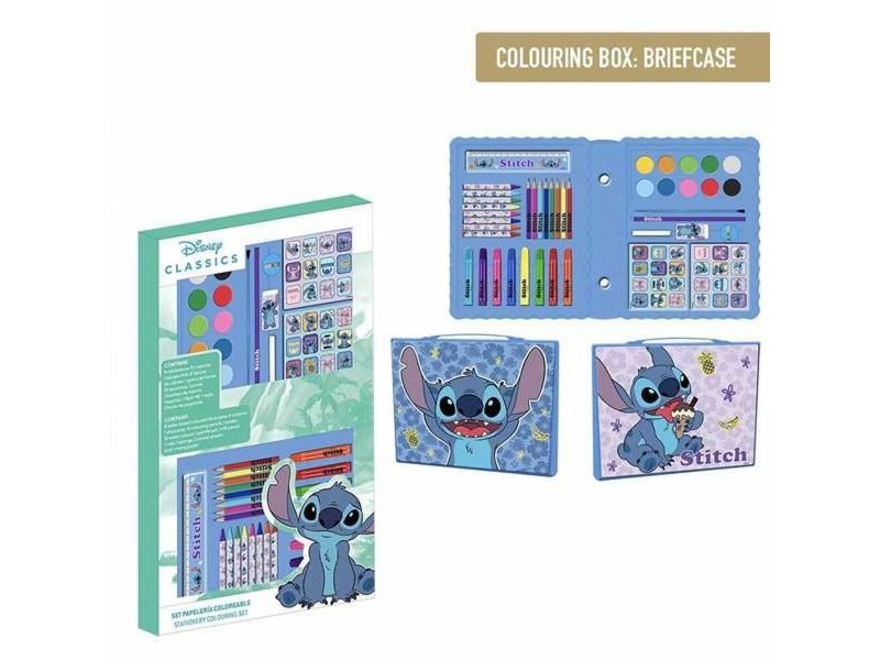 Канцеларски сет Stitch Куфарче