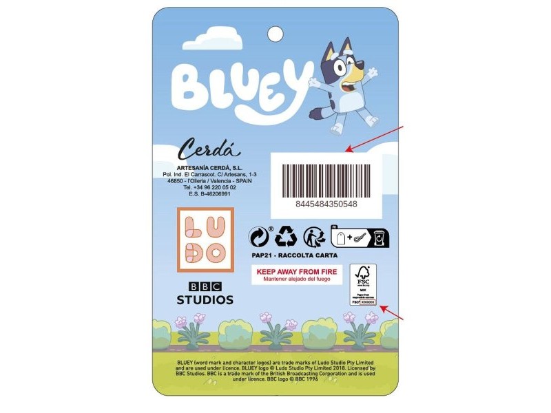 Детски слънчеви очила Bluey Син