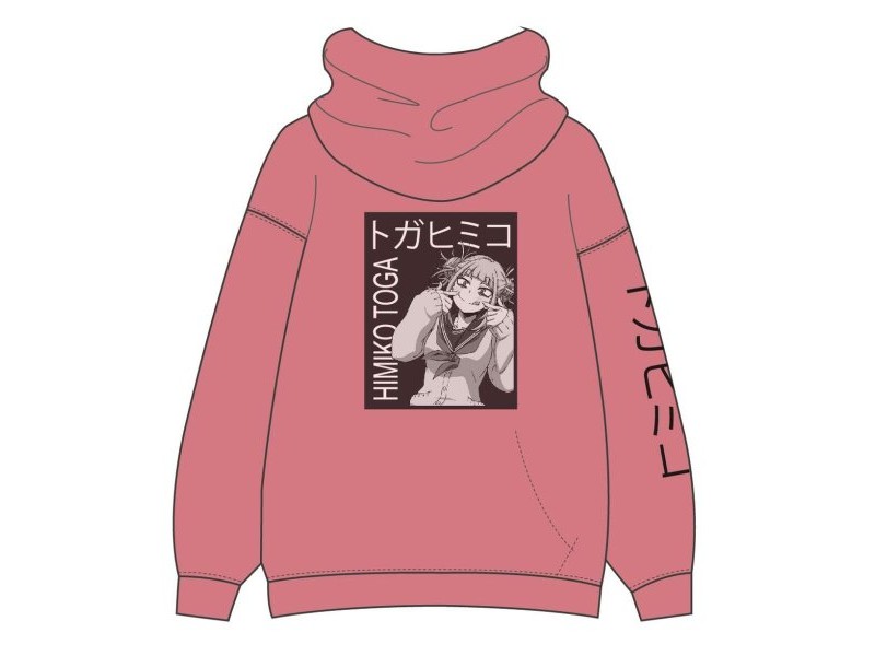 Суичър с качулка My Hero Academia Розов