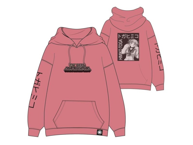 Суичър с качулка My Hero Academia Розов