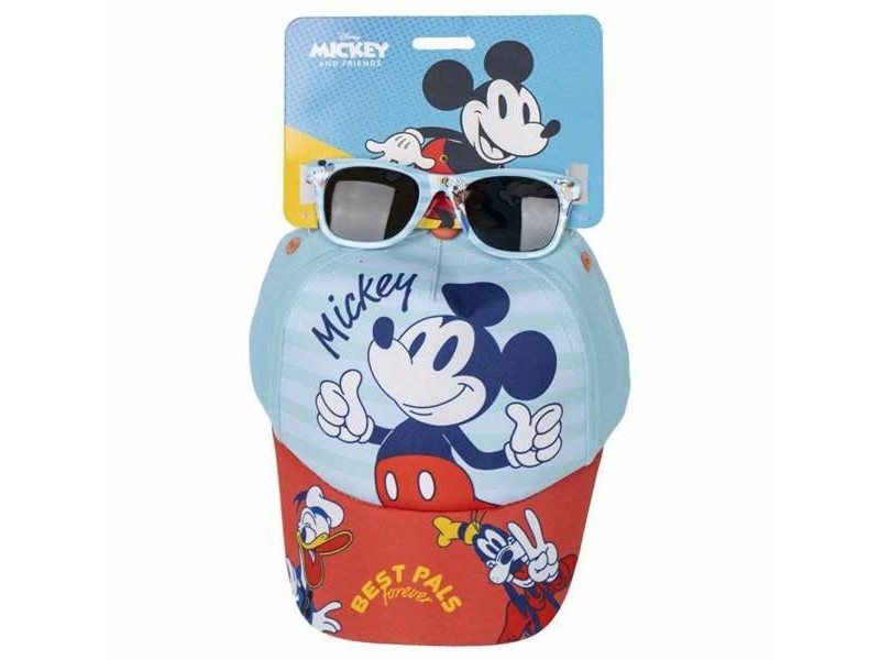 Комплект шапка и слънчеви очила Mickey Mouse 2 Части Детски