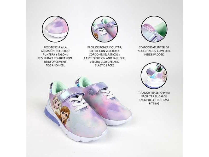 Маратонки с LED Frozen Люляк 31