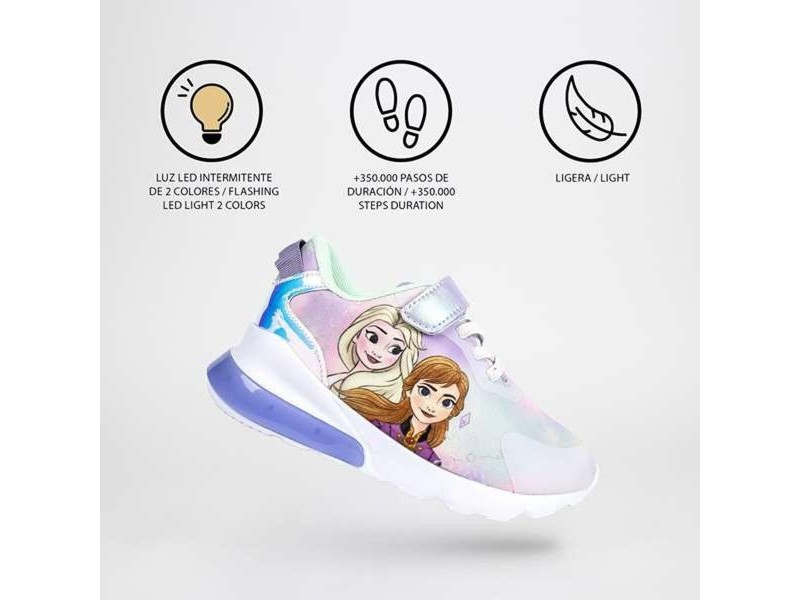 Маратонки с LED Frozen Люляк 32