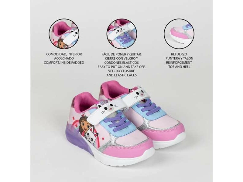 Маратонки с LED Gabby's Dollhouse Розов 25