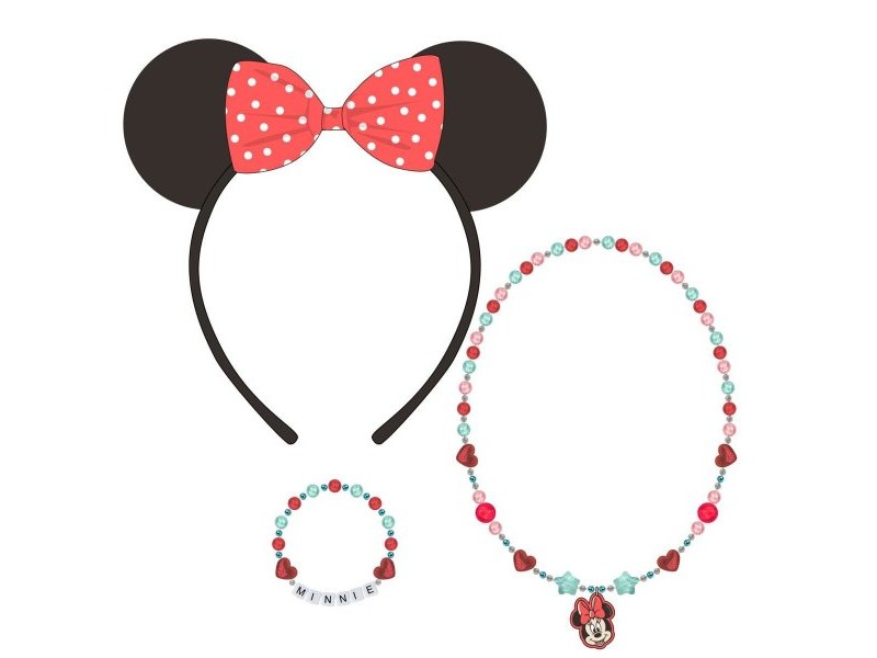 Комплект Огърлица и Гривни Minnie Mouse