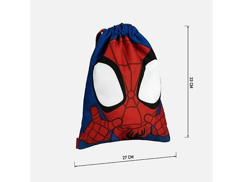 Раница с връвка Spidey Тъмно синьо 27 x 33 cm