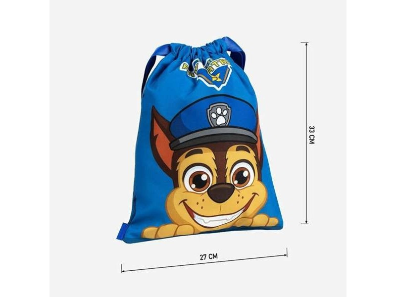 Раница с връвка The Paw Patrol Син 27 x 33 cm