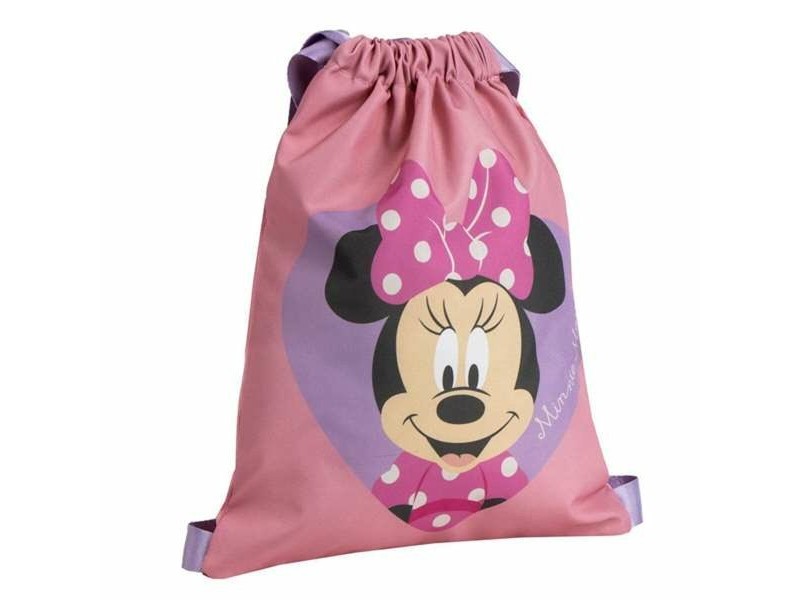 Раница с връвка Minnie Mouse Розов 27 x 33 cm