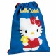 Раница с връвка Hello Kitty Син 27 x 33 cm