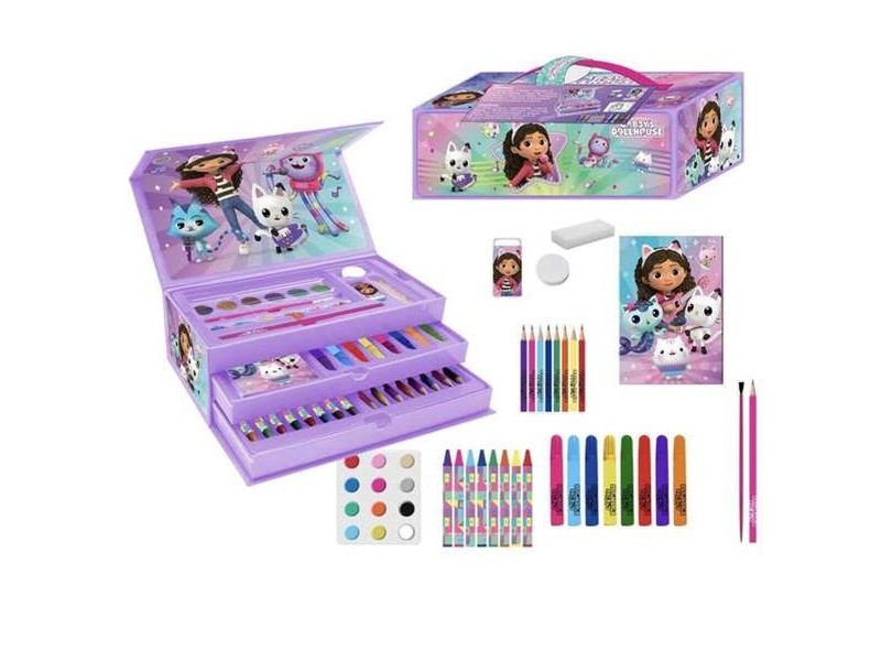 Кутия за Оцветяване Gabby's Dollhouse Люляк
