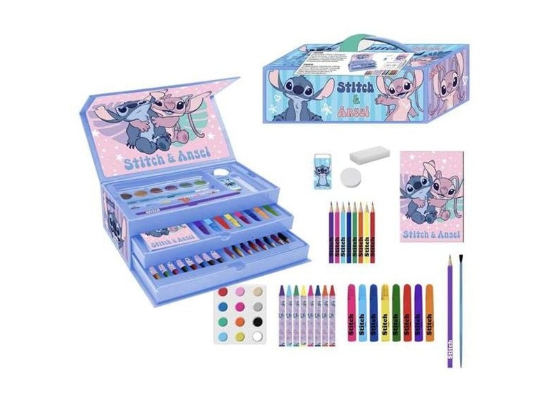Кутия за Оцветяване Stitch Син
