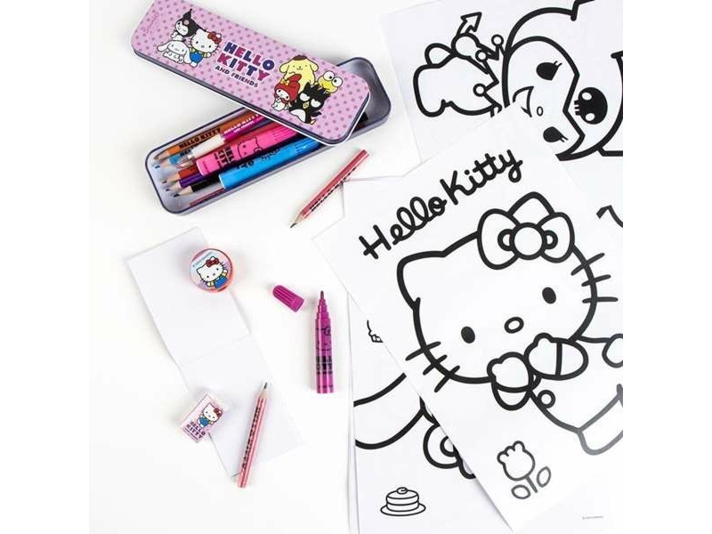 Комплект за Рисуване Hello Kitty Бял
