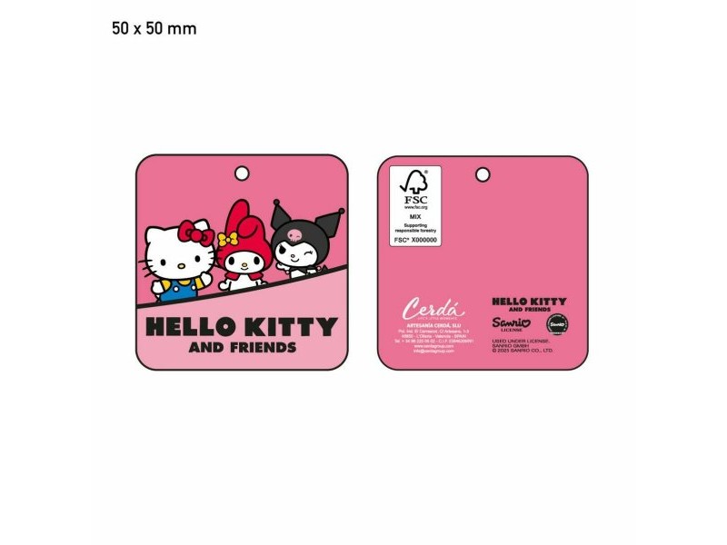 Чадър Hello Kitty Розов
