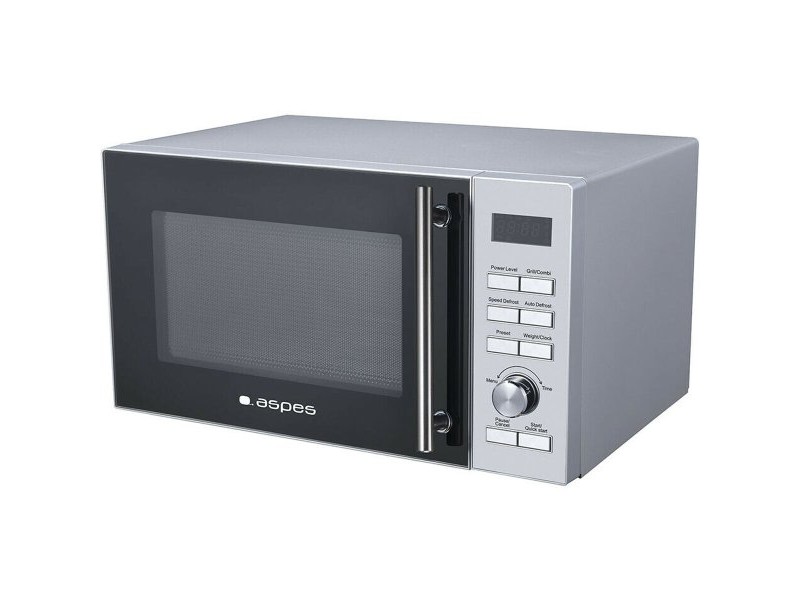 Микровълнова Фурна с Грил Aspes AMWC25900DGN Стомана 900 W 25 L Микровълнова Фурна с Грил Aspes AMWC25900DGN Стомана 900 W 25 L