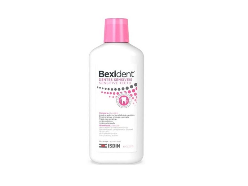 Вода за Уста Isdin Bexident Чувствителни зъби Срещу Плака (500 ml)