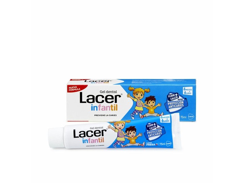 Паста за зъби Lacer Детски Ягода (75 ml)